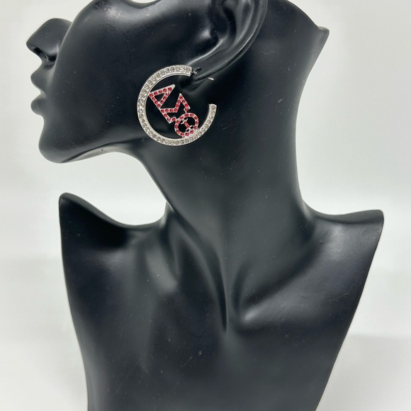 Delta Sigma Theta Earrings - Picture 5 of 5